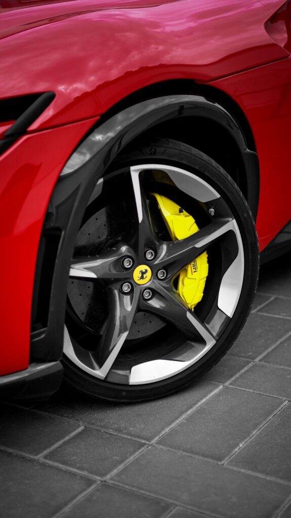 Ferrari Purosangue rear view Palm Jumeirah