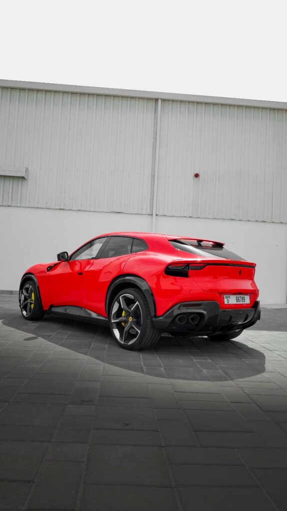 Rent Ferrari Purosangue in Dubai Marina