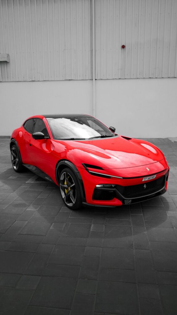 Ferrari Purosangue 2025 front view Dubai