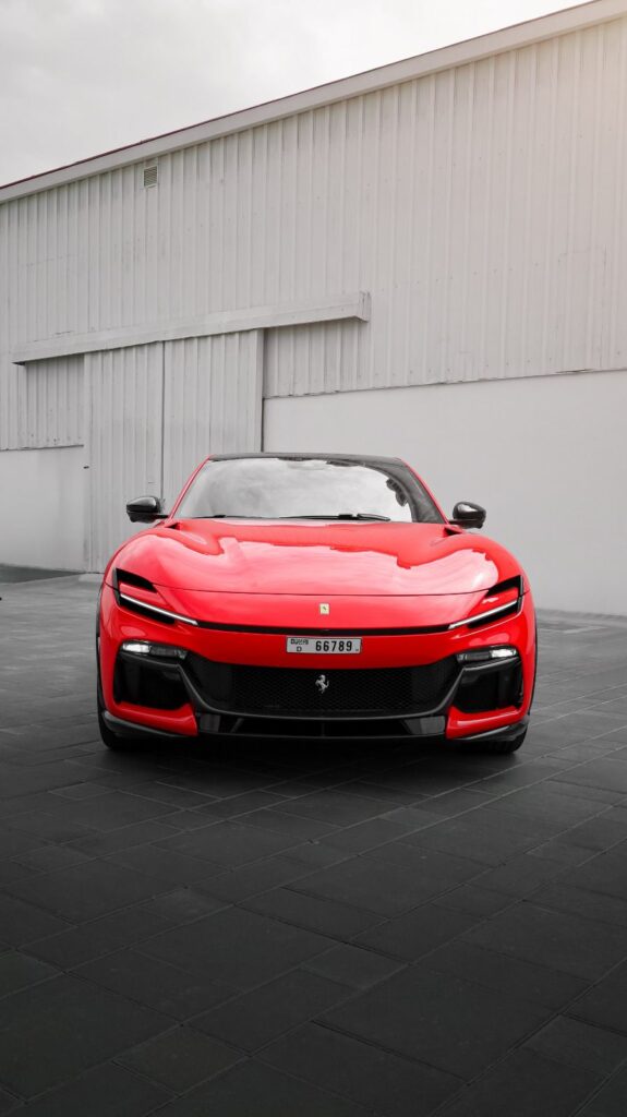 Ferrari Purosangue 2025 front view Dubai