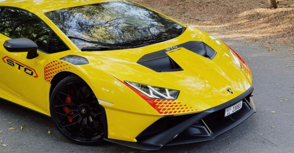 Lamborghini Huracan STO 2025 front view Dubai