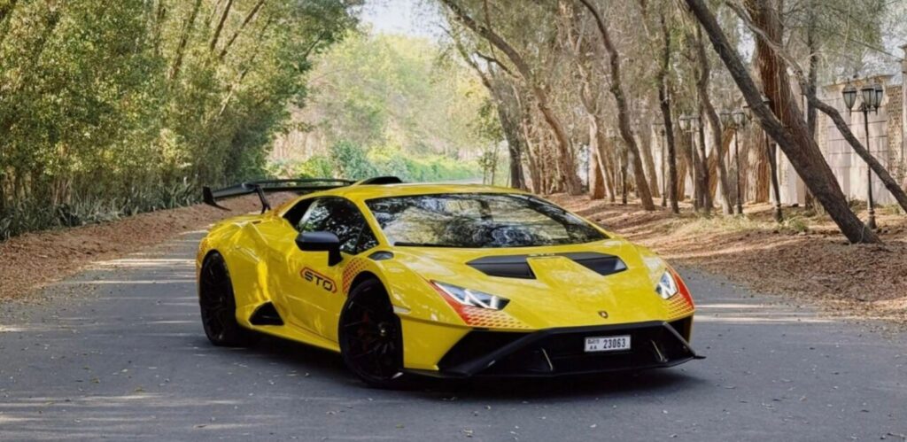 Lamborghini Huracan STO 2025 front view Dubai