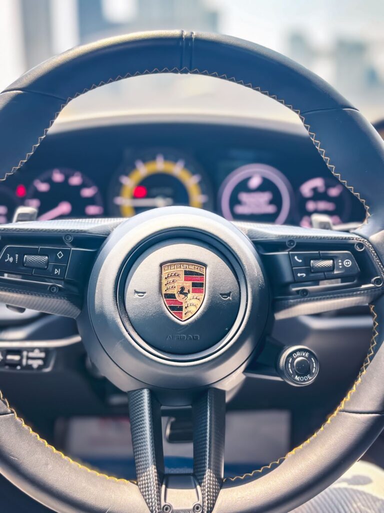 Porsche 911 GTS interior dashboard